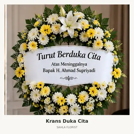 Krans Bunga Duka Bitung